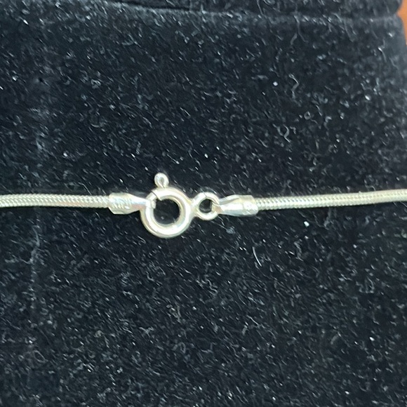 Sterling Silver Italian Necklace with Gemstones - Picture 11 of 12